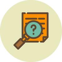 Investigation Creative Icon Design vector