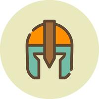 Helmet Creative Icon Design vector