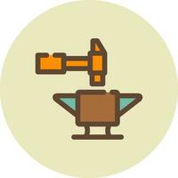 Anvil Creative Icon Design vector