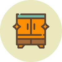 Wardrobe Creative Icon Design vector