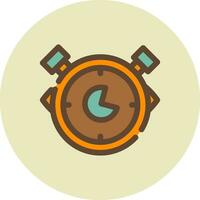 Stopwatch Creative Icon Design vector