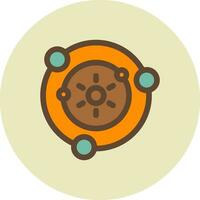 Solar System Creative Icon Design vector