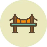 Bridge Creative Icon Design vector