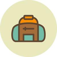 diseño de icono creativo de bolsa de deporte vector