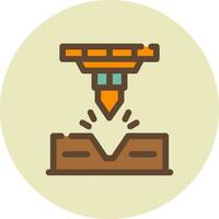 diseño de icono creativo de flexión vector