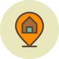 Property Location Creative Icon Design vector