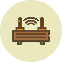 Router Creative Icon Design vector