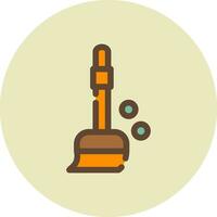 Broom Creative Icon Design vector