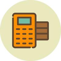 POS Terminal Creative Icon Design vector