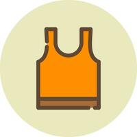 Tank Top Creative Icon Design vector