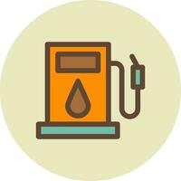 Petrol Creative Icon Design vector