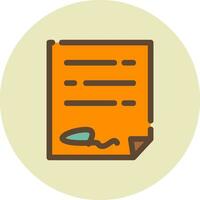Document Creative Icon Design vector