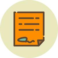 Document Creative Icon Design vector