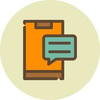 Chat Creative Icon Design vector