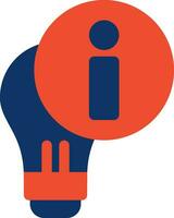 Light Info Creative Icon Design vector
