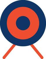 Bullseye Creative Icon Design vector