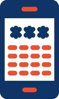 Pin Code Creative Icon Design vector