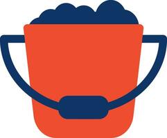 Bucket Creative Icon Design vector