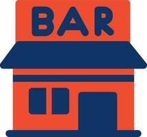 Bar Creative Icon Design vector