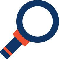 Magnifying Creative Icon Design vector