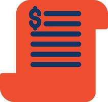 Bill Creative Icon Design vector