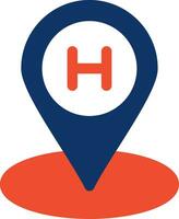 Helipad Creative Icon Design vector