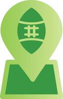 Football Location Creative Icon Design vector