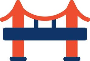 Bridge Creative Icon Design vector