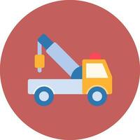 Tow Truck Creative Icon Design vector