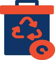 Recycle Bin Creative Icon Design vector