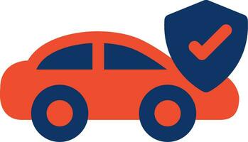 Car Insurance Creative Icon Design vector