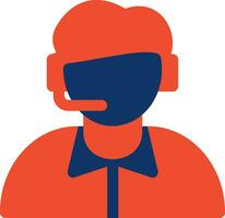 Operator Creative Icon Design vector