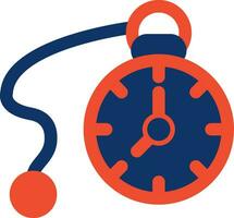 diseño de icono creativo de reloj de bolsillo vector