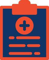 Medical Report Creative Icon Design vector
