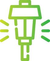 Streetlight Creative Icon Design vector