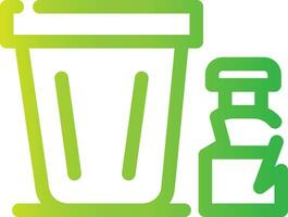 Disposal Creative Icon Design vector
