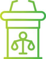 Tribune Creative Icon Design vector
