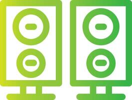 Speakers Creative Icon Design vector