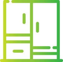 Wardrobe Creative Icon Design vector