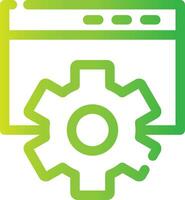 Web Settings Creative Icon Design vector