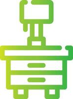 Side Table Creative Icon Design vector