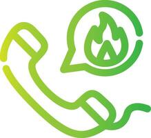 Emergency Call Creative Icon Design vector