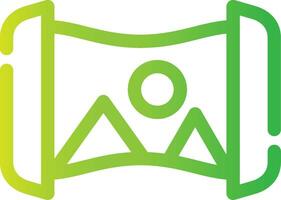 Panorama Creative Icon Design vector