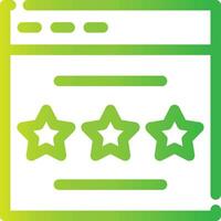 Rating Creative Icon Design vector