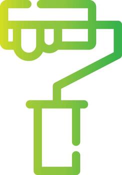 Paint Roller Creative Icon Design vector