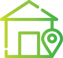 Home Location Creative Icon Design vector