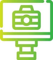 Lcd Camera Creative Icon Design vector