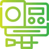 Action Camera Creative Icon Design vector