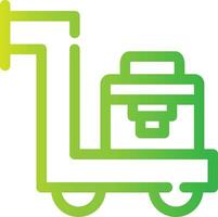 Trolley Creative Icon Design vector