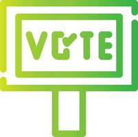 Vote Creative Icon Design vector